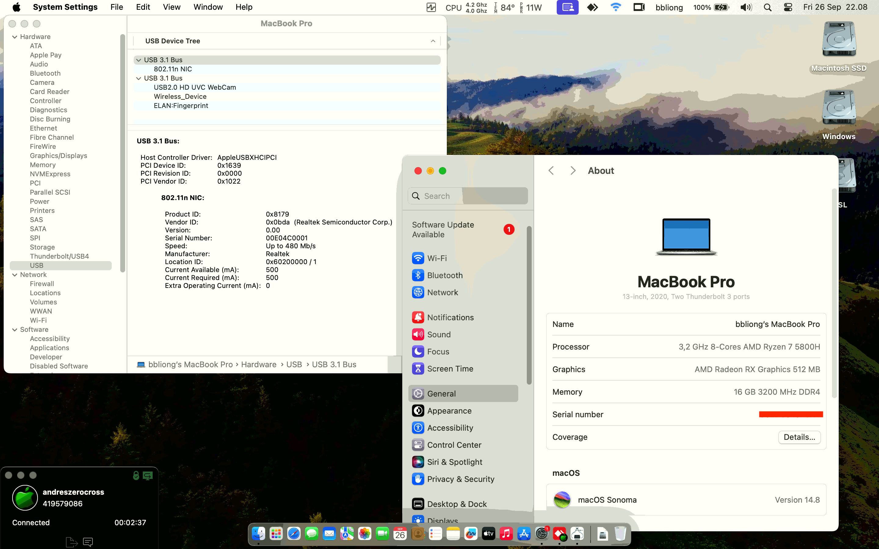 Asus VivoBook Pro 14X OLED M7400Q [Cezanne   AMD Ryzen 7 5800H + AMD Radeon RX Vega 8 + I2C]   OpenCore 1